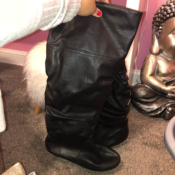 payless knee high boots